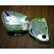 Battery Cover Chrome Honda Bulat C70/C70Z