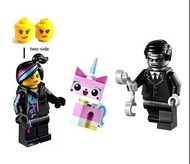 Lego Minifigures The LEGO Movie 70803 已砌 淨人仔3隻 連手中配件 (同系 Lego 70810 70818 70821 70841 )