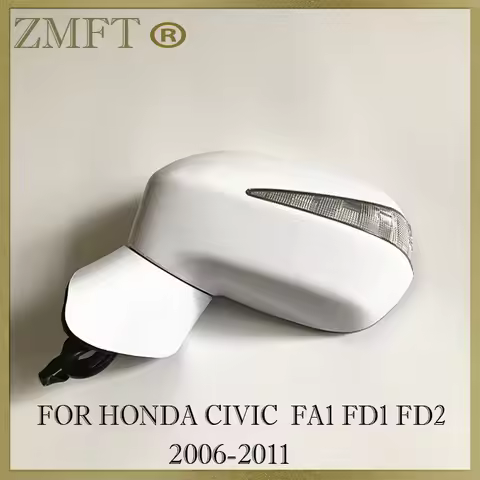 Car Rearview Side Mirror Assy For HONDA CIVIC 2006 2007 2008 2009 2011 FA1 FD1 FD2 5/7 PINS Electric