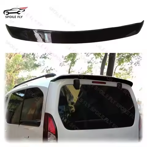 High Quality ABS For Peugeot Partner Tepee 2009 To 2018 Car Rear Roof Wing Spoiler No Paint Or Gloss