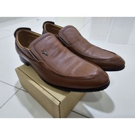 Polo Brown Leather Shoes Size 12 UK