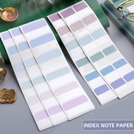 60/120/240 Pcs Morandi Label Sticky Note Student Index Note Paper