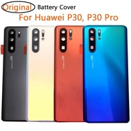 100% Original Replacement Back Glass Case For Huawei P30 Pro Battery Cover Door Rear Housing With Camera Lens