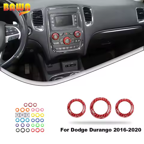BAWA Air Conditioning Switch Ring For Dodge Durango 2016-2020 for Dodg Challenger 2015+ for Dodge Ch