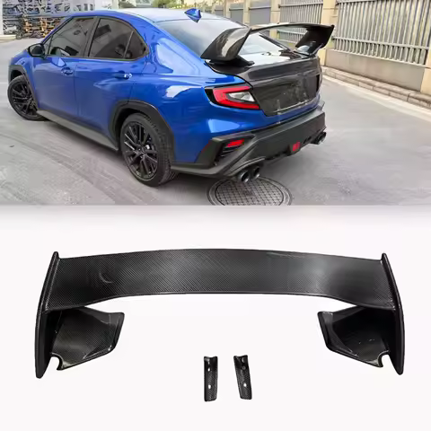 High Quality Carbon Fiber Black Rear Trunk Spoiler Fit For Impreza WRX STI S4 VB 2021-2024