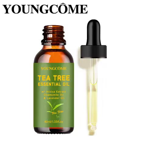 Tea Tree Essential Oil for Skin Care Hair Dry Scalp Nails Aromatherapy And Diffuser