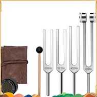 Frequency Tuning Fork Set-Weighted& Unweighted 128Hz 432Hz 512Hz 528Hz Tools with Activator, Mallet&