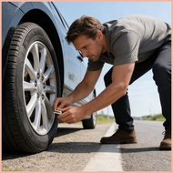 Tire Pressure Monitoring Caps 4 Pieces 3-Color 2.4Bar 36PSI Monitor Tire Pressure Gauge for Automoti