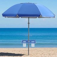 Outdoor Beach Umbrella Steering Umbrella 210CM Polyester Large Sunshade Beach Umbrella Advertising P