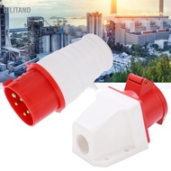 Hilitand 16A 5Pin Industrial Plug  Wall Mount Socket 3 Phase 220?380V/240?415V 3P+N+E Supplies for C