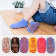 Baby Floor Socks Indoor Trampoline Children's Non slip Silicone Socks Set Early Education Toddler Floor Socks