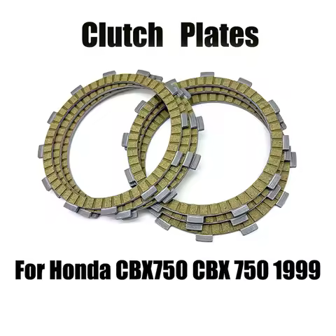 For Honda CBX750 CBX 750 1999 Motorcycle Clutch Plate Engine Part Clutch Friction Disc Plates Kits 6