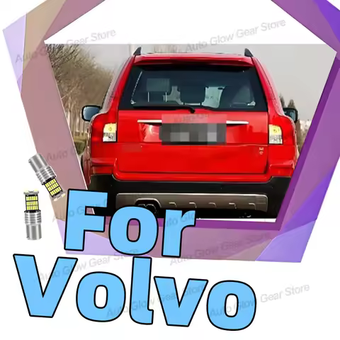 2x LED Backup Light Bulb 6000K 12V Reverse Lamp P21W BA15S For Volvo C30 C70 S40 S60 S70 S80 V40 V50