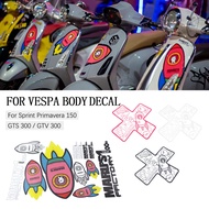Motorcycle Wheel Decal Rim Reflective Sticker for Vespa GTS300 GTV300 Sprint 150 Primavera 150