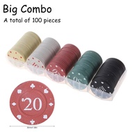 ​Game Chips/Mahjong Chips/Texas Poker/​Casino Mahjong Card Coins/Card Game Tokens/Casino Card Room S