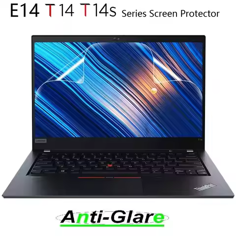 2X Anti-Glare Screen Protector for Lenovo ThinkPad T14 Gen1 2 /T14S Gen2/E14 Gen1 Gen2 Gen3 Gen4 /L1