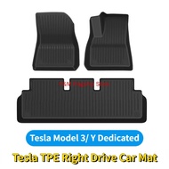 Tesla Model 3 highland/ Y  2019/2020/2021/2022 RHD Model 3 Model Y XPE All-Weather Floor Mats/ Floor Mats / Carpets / Carmat