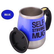 Large Capacity 450ml Self Stirring Mug Durable Electric Auto Mixing Stainless Steel Cup Milk Hot Cho