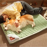 Rectangular dog and cat mattress, BECHON dog and cat winter fur bed mattress