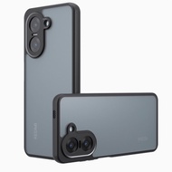 Poco C71 Matte Hard PC Transparent Casing Full Protection Cover Anti Fingerprint Phone Case