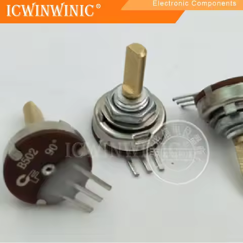 1piece B5K potentiometer 5K aircraft model potentiometer handle length 15MM rotation angle 90 degree