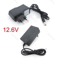 AC DC 12.6V 1A charger 12 V Volt Power wall Adapter 5.5*2.5MM 12.6V 2A For 18650 lithium battery Pac