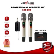 Mic Wireless Microphone Wireless Dan Karaoke Mic Tanpa Kabel