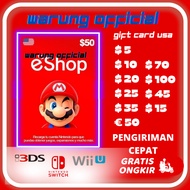 Nintendo eShop Wallet Nintendo Gift Card $50 eShop $50