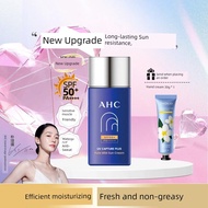 sunblock tinted sunscreen AHC Sunscreen Small Blue Bottle Facial Isolation Anti-Ultraviolet Large Ca