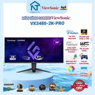 ViewSonic VX3480 PRO 34 Inch UltraWide Curved Monitor UWQHD 165Hz HDR10 Gaming