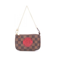 [二手] 路易威登LOUIS VUITTON手提包 迷你手袋配件 Damier Ebene T&B N58011 PVC 塗層帆布皮革 T&B 迷你手袋配件