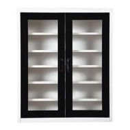 ตู้วางรองเท้า 20-32 คู่ KIOSK MAX-033 BL สีขาว/ดำ (1175840)