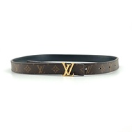 【二手】LOUIS VUITTON（Louis Vuitton）LV經典字母扣雙面皮帶 R20415ブラウン