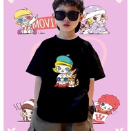 พร้อมส่ง pop mart molly  เสื้อยืดเด็ก ลาบูบู้  ทันสมัยและน่ารัก เสื้อยืดเด็กผู้หญิง ขนาดเด็ก