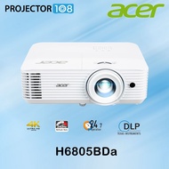 Acer H6805BDa 4K Ultra HD Cinema DLP Projector ; 4K UHD (3,840 x 2,160 Pixels) 4,000 Lumens, 10,000: