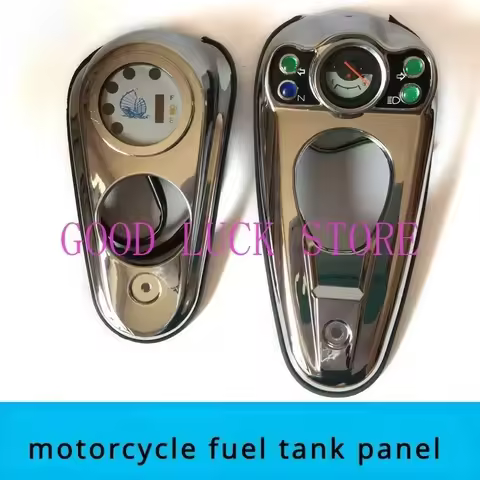 For Lifan QJ150 QJ125 Fuel Tank Gauge Assembly, Fuel Tank Decoration Cover, Gear Gauge, Electroplate