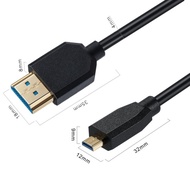 AVPRO AVL23AD 8K 60Hz HDMI 2.1 to Micro HDMI Cable OD4mm 30cm