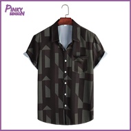 Yoewre Men Beach Shirt Hawaiian Floral Shirt Tropical Floral Print Hawaiian Shirt for Men Perfect fo