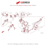 Wire Harness(Aca125Cbf-V,4V,5V) (F-41-A) HONDA Air Blade 125 K27G (2014) Odd Code