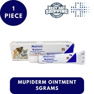 Mupiderm Mupirocin Ointment 5grams For Pets & Humns