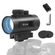 Astromania 1X40RD Reflex Red Green Dot Sight Lighted Scope Mount to fix to a DSLR Camera Flash Type 