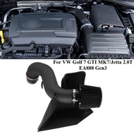 For VW Golf 7 GTI MK7/Jetta 2.0T EA888 Gen3 High Performance Cold Air Intake System, Polished Alumin