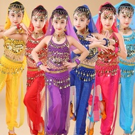 Indian Style Dance Costume for Girls - Ethnic Performance Wear