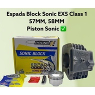 [ Ex5 class 1 / demark / EVO-Z ] [ 57MM / 58MM ] >>>>  ESPADA RACING BLOCK WITH SONIC PISTON