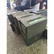 Bullet Crate Military Ammo Gun Box Steel Hand Tool With Waterproof Seal