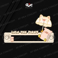 Lulu The Piggy RFID Holder | Cute Card Holder | Access Card / ID Card Holder | With Suction Cup (2pc