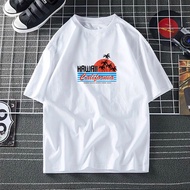 HAWAII BEACH POPCLOSET XS-3XL TSHIRT WOMAN T SHIRT MEN BAJU T SHIRT PEREMPUAN COTTON T SHIRT LELAKI 