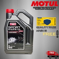 TOYOTA MOTUL TRD 5W30 GASOLINE 100% SYNTHETIC ENGINE OIL ( 4 Liter) FREE T-SHIRT