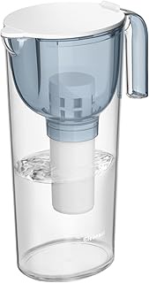 Krinsui Water Purifier, Pot Type, Cartridge Total, 1 Pack, Blue [Main Body CP504-BL] Filtration Wate