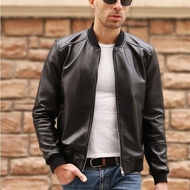 JAKET KULIT ASLI DOMBA GARUT ORIGINAL MODEL BOMBER